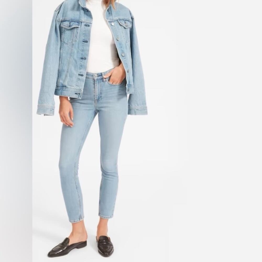 Everlane | Light Wash High Rise Skinny Jean